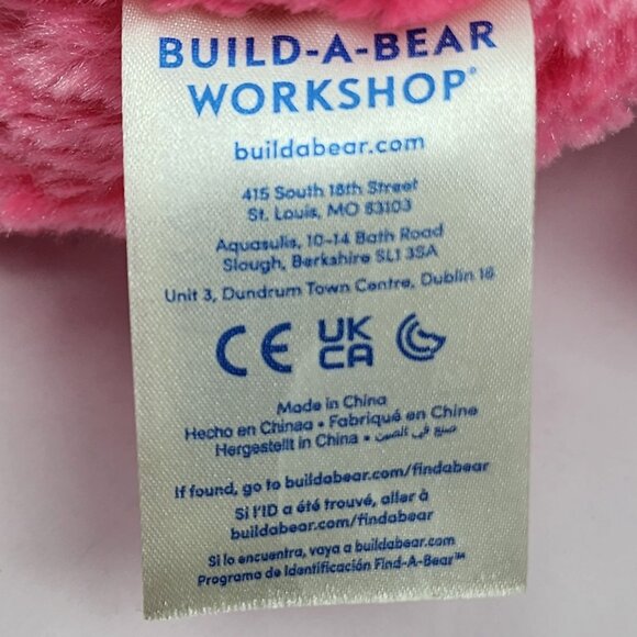Build-A-Bear Workshop Barbie Pink 18" Plush Stuffed Teddy Bear Collectible - Picture 4 of 9